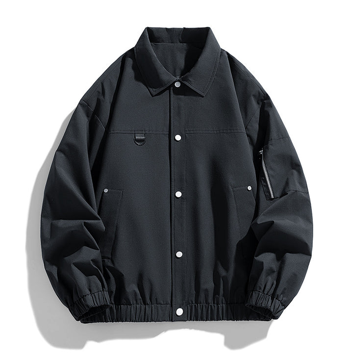 Herren lässige Übergangsjacke mit funktionalem Design Echoarchiv