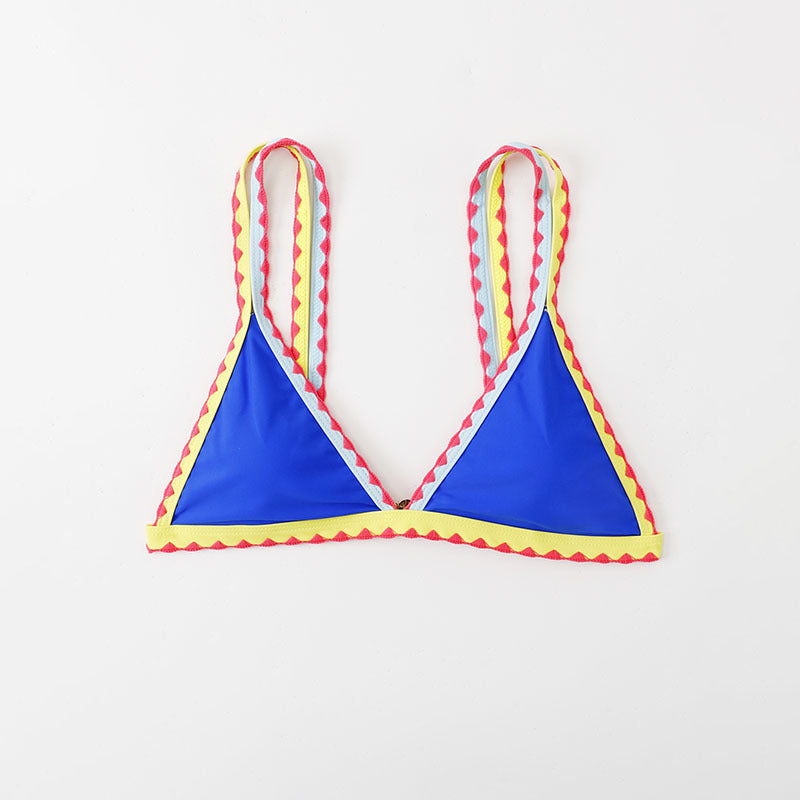 Damen Triangel-Bikini mit buntem Spitzenband Echo Archiv