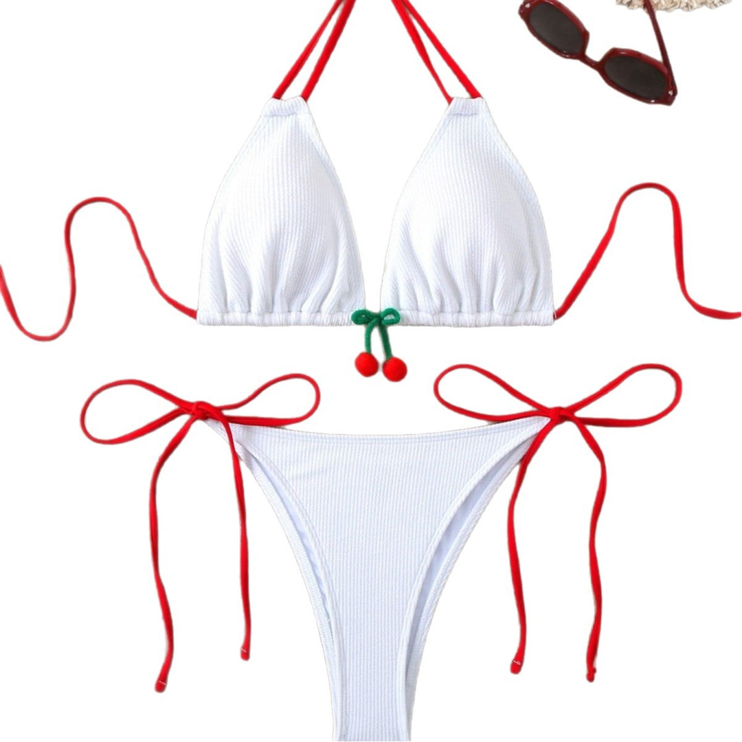 Damen Triangel-Bikini mit Kirschen-Detail Echo Archiv