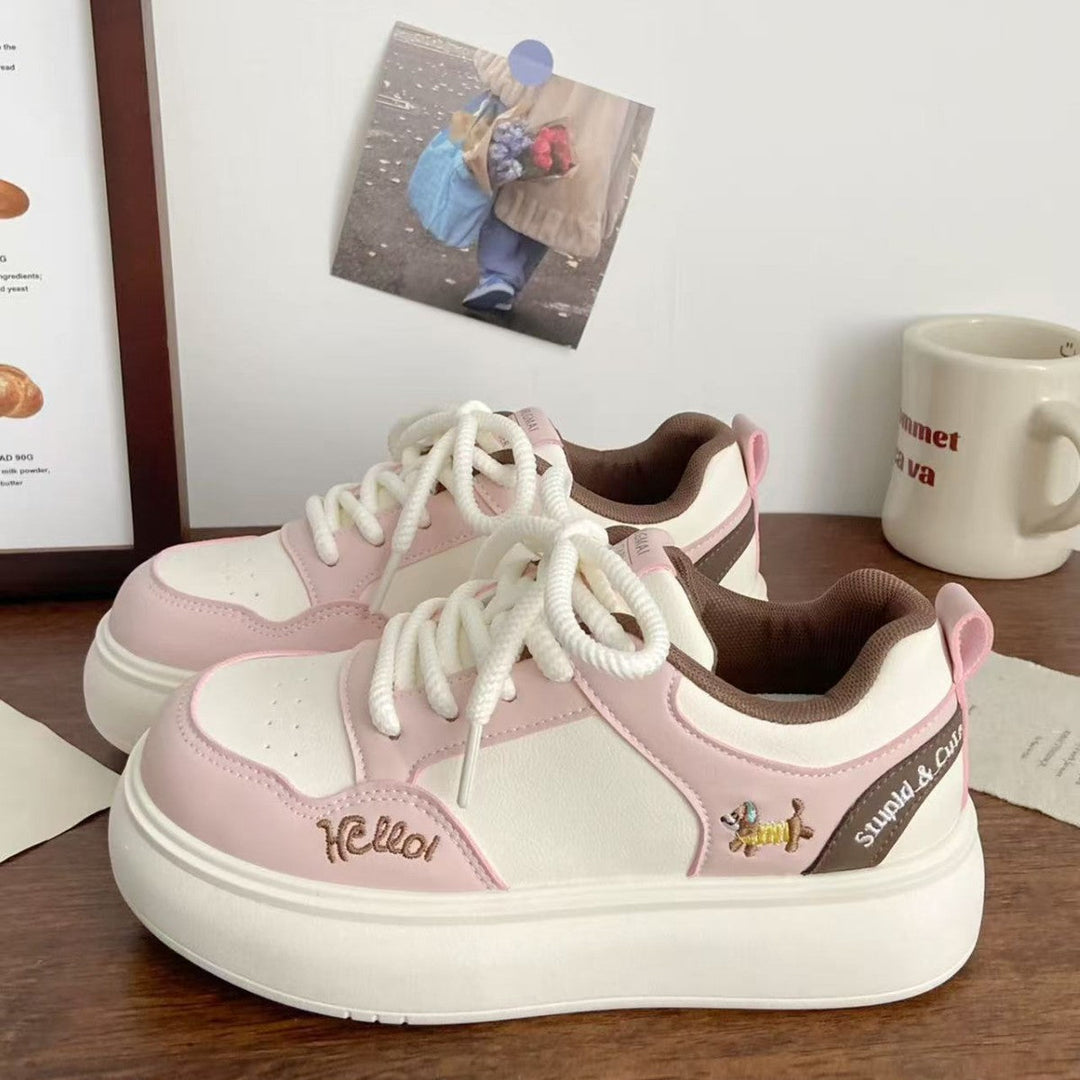 Damen Sneaker mit verspielten Tiermotiven und bequemer Dämpfung Echo Archiv