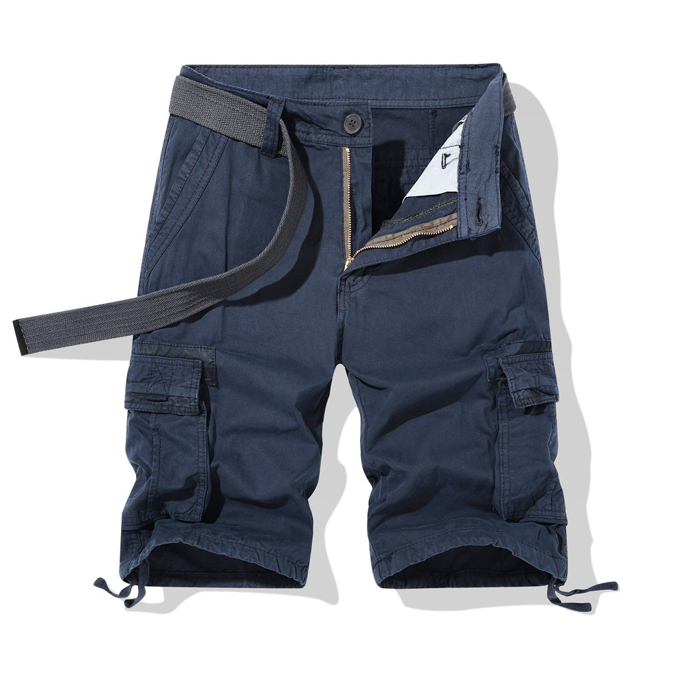 Herren Cargo-Shorts mit multifunktionalen Taschen und verstellbarem Bund Echoarchiv