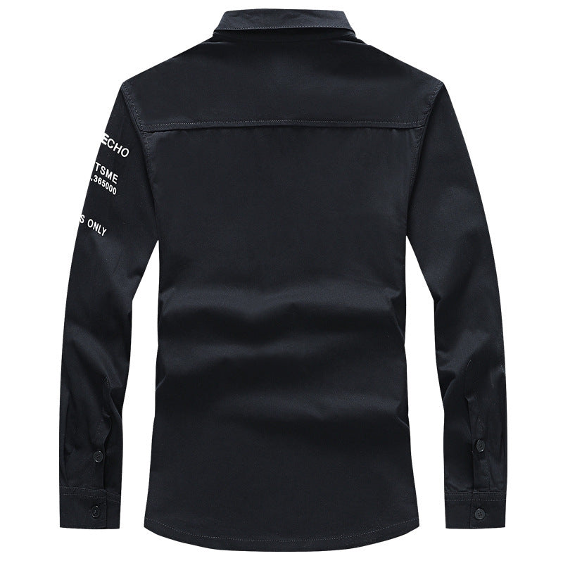 Herren Moderne Utility-Hemdjacke Echo Archiv