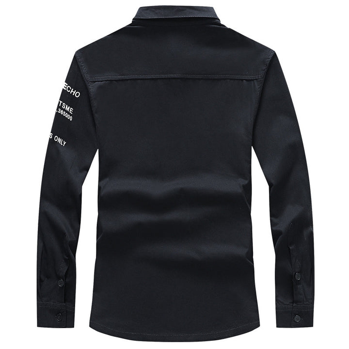 Herren Moderne Utility-Hemdjacke Echo Archiv