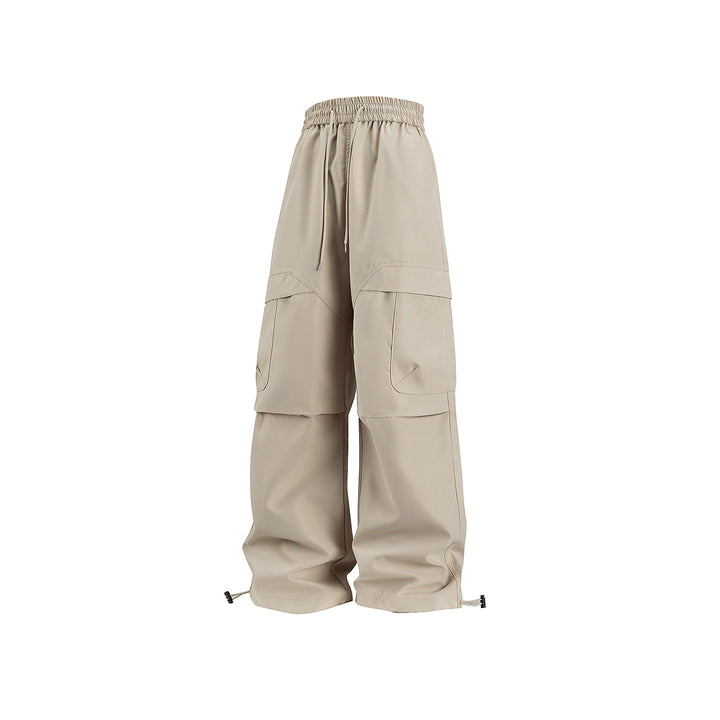 Unisex Weite Cargo-Hose im Utility-Baggy-Stil mit Elastikbund und verstellbaren Beinabschlüssen Echo Archiv
