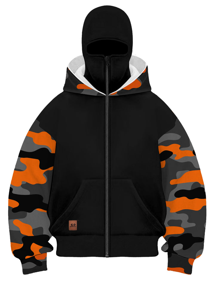 Herren Modische Camouflage Kapuzenjacke Echo Archiv