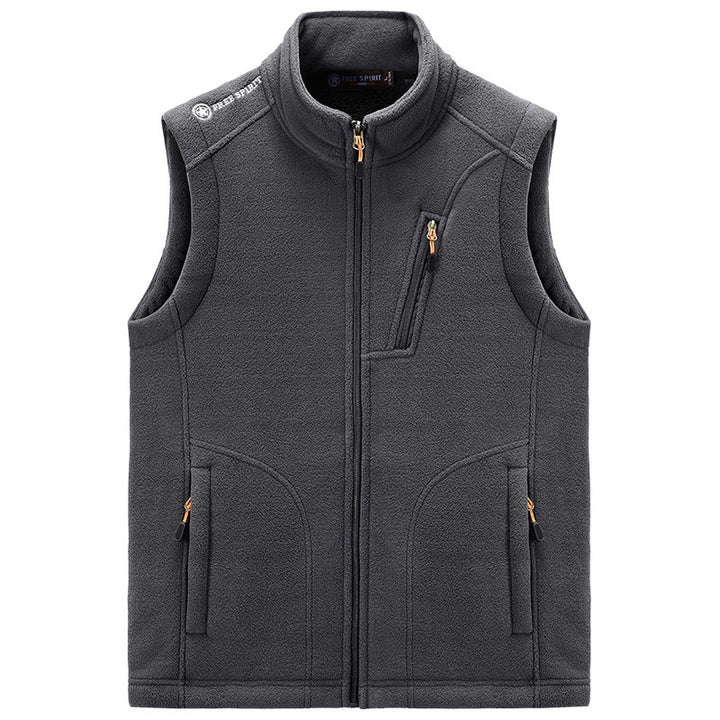 Herren Fleece-Thermoweste mit Organizer-Brusttasche und windhemmender Struktur Echo Archiv