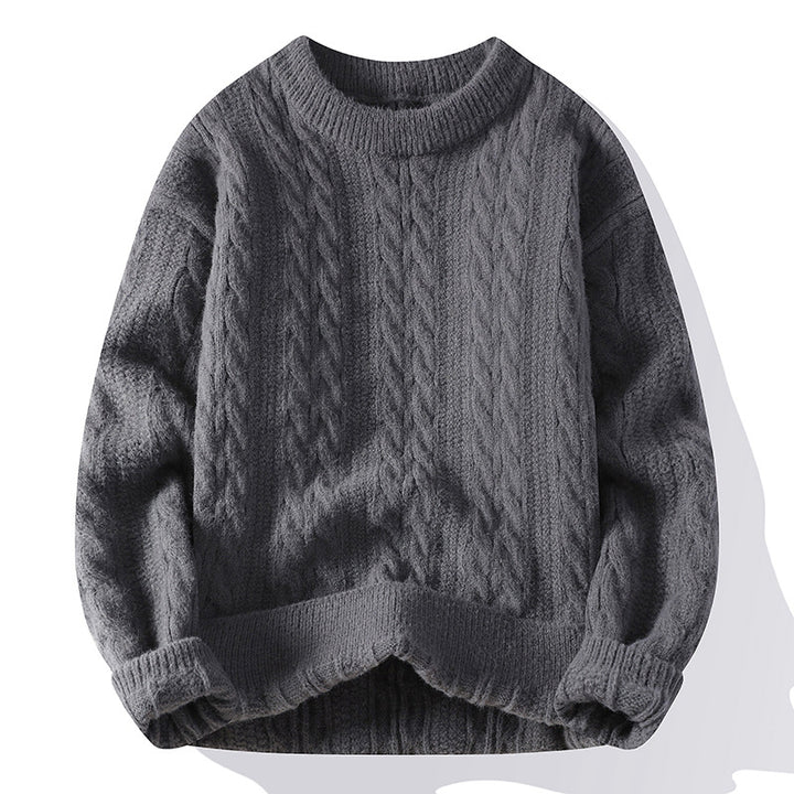 Damen Grobstrick Pullover mit Zopfmuster Echoarchiv 1787964764