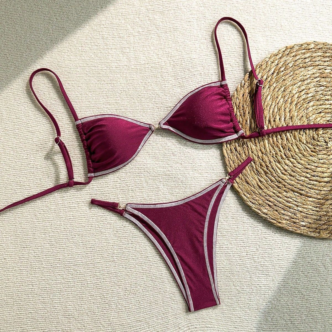 Damen Triangel-Bikini mit glitzernden Akzenten Echo Archiv