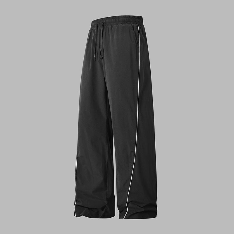 Herren Sportliche Freizeithose mit verstellbarem Bund und seitlichen Taschen Echo Archiv