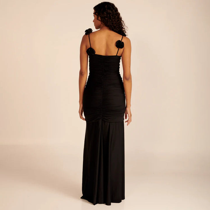 Damen Wickelkleid mit raffinierten Falten und verspielt Blumendetails Echo Archiv