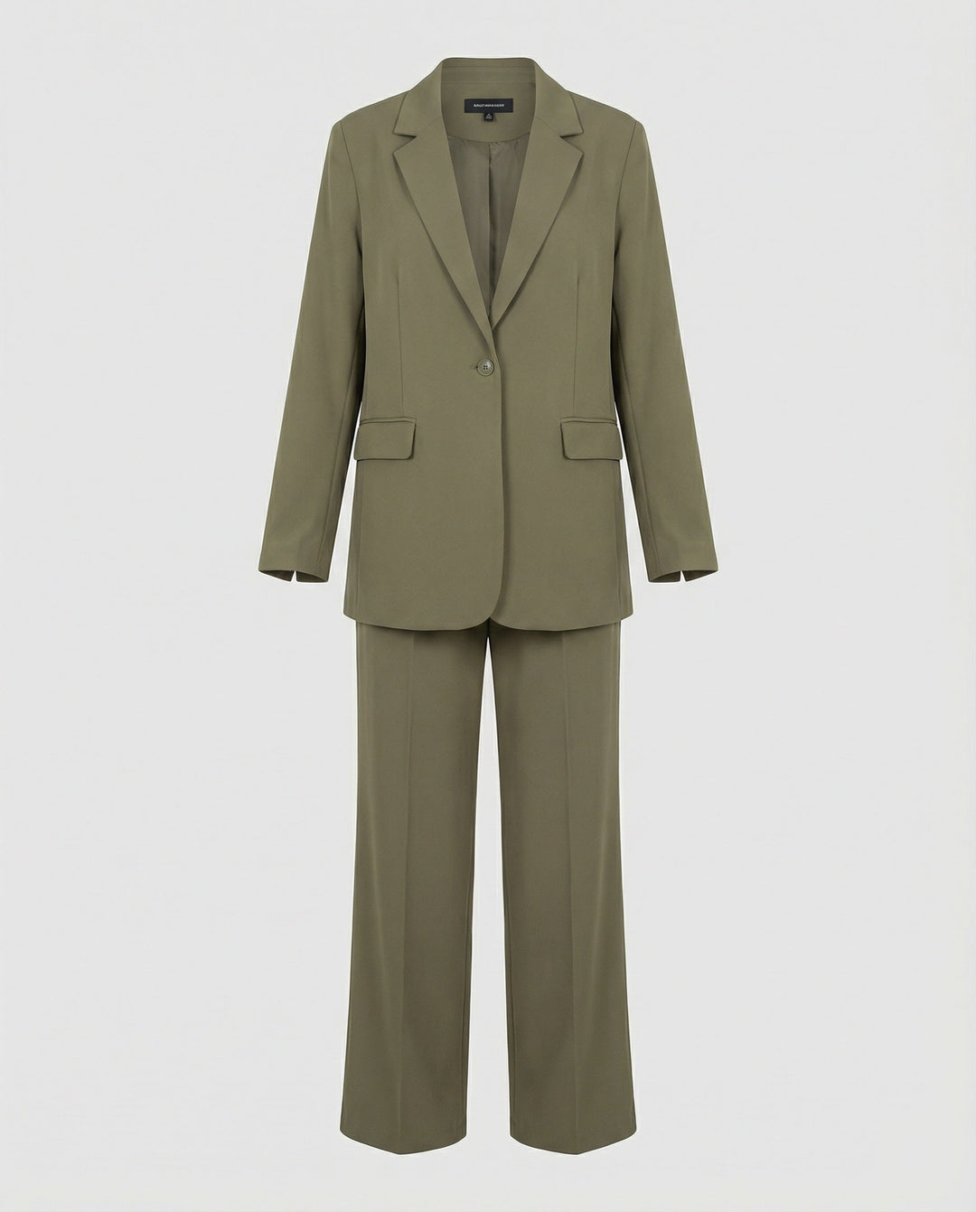 Damen elegantes Anzug-Set mit weitem Hosenbein und modernem Blazer – Avérine