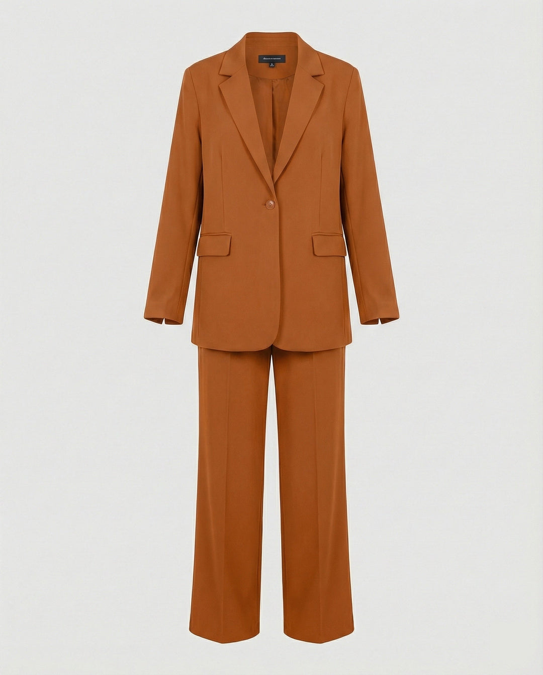 Damen elegantes Anzug-Set mit weitem Hosenbein und modernem Blazer – Avérine