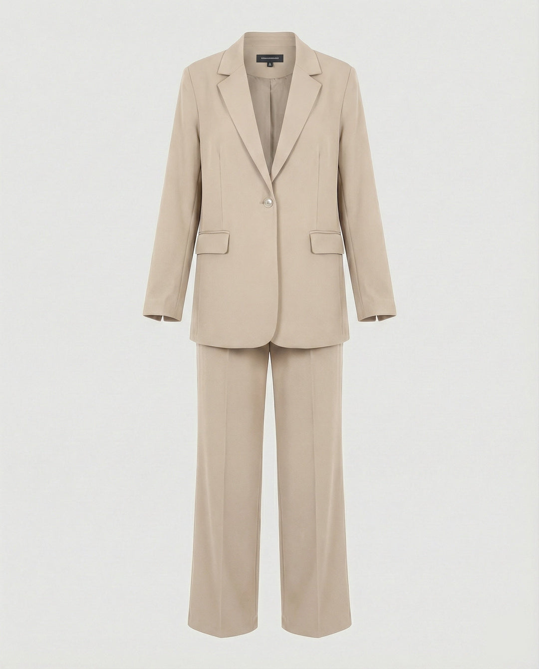 Damen elegantes Anzug-Set mit weitem Hosenbein und modernem Blazer – Avérine