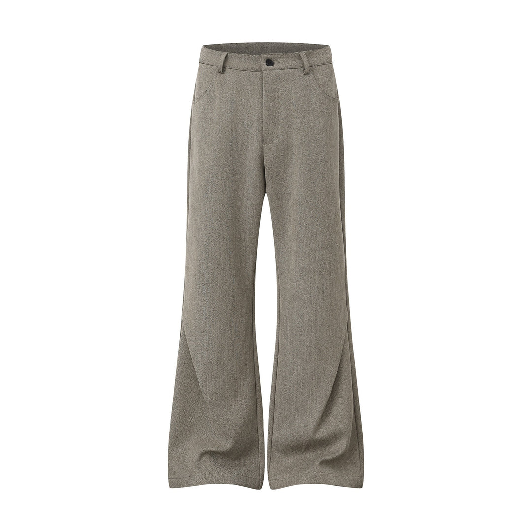 Damen Weite High‑Waist Culotte-Hose aus strukturierter Wollmischung Echoarchiv