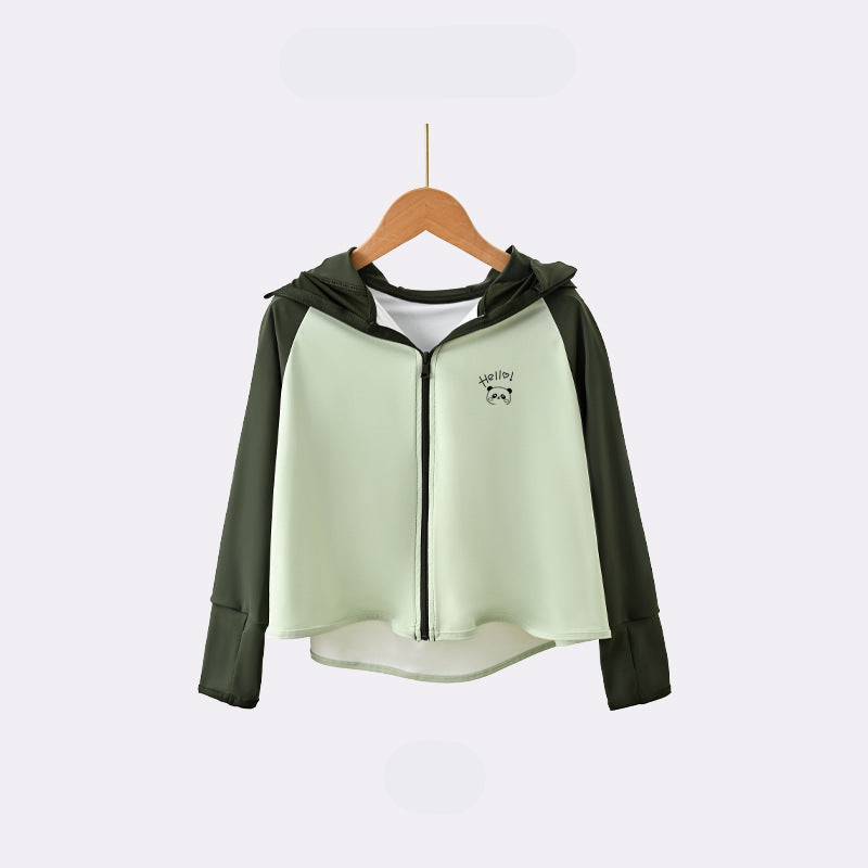 Kinder UV-Schutzjacke mit Kapuze und atmungsaktiven Eigenschaften Echo Archiv