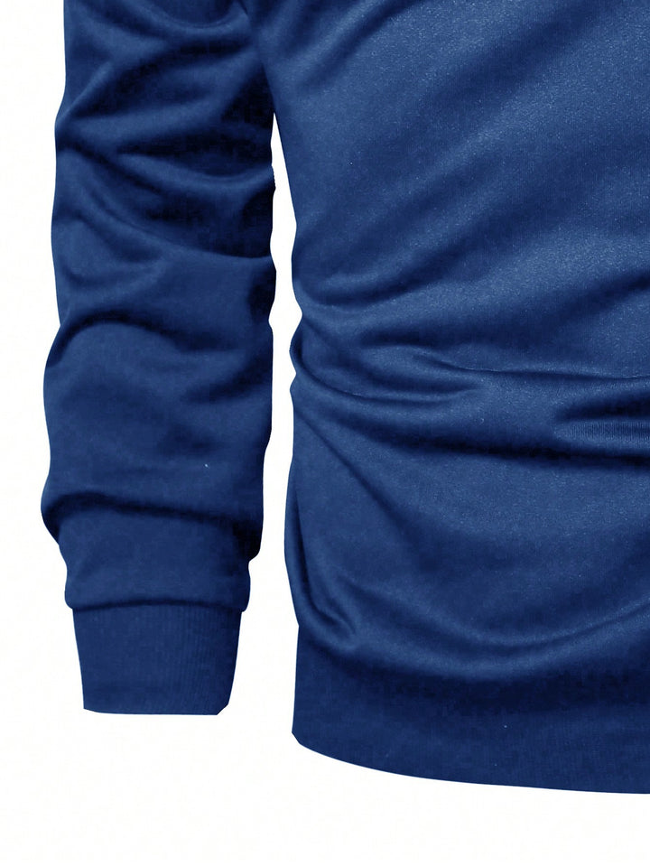 Herren Hoodie mit innovativem Kragen und praktischer Taschenlösung Echoarchiv