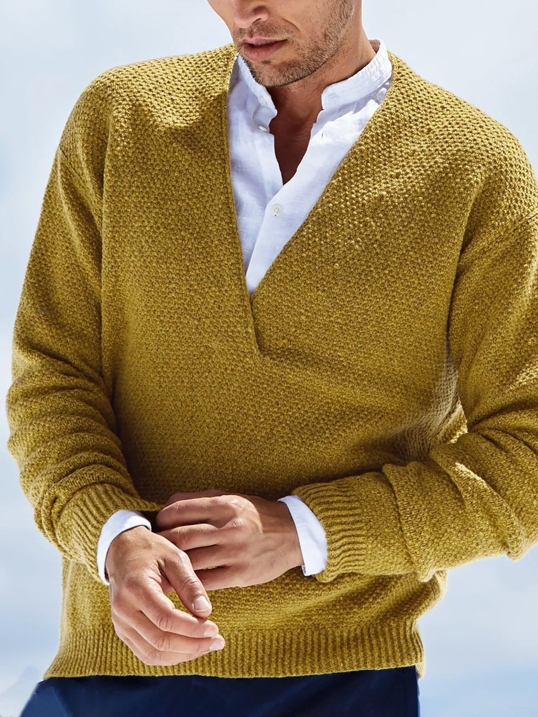 Herren Vintage Strickpullover Echoarchiv