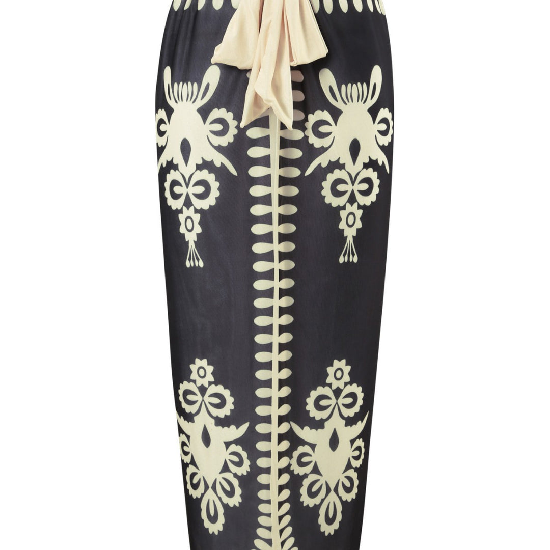 Damen Einteiler Badeanzug mit elegantem Wickelrock Echo Archiv