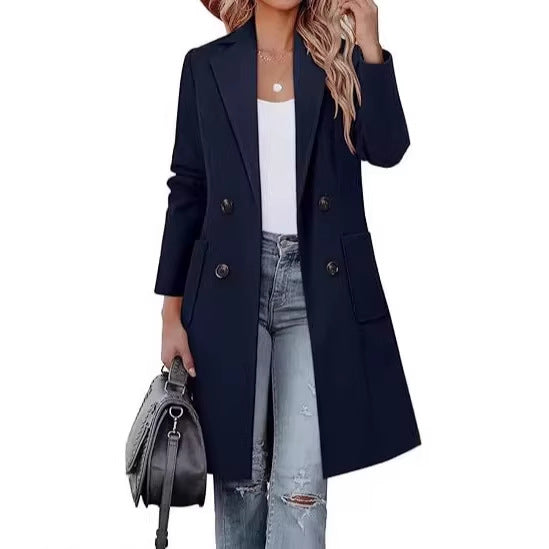 Damen Elegante und modische Longjacke Echo Archiv