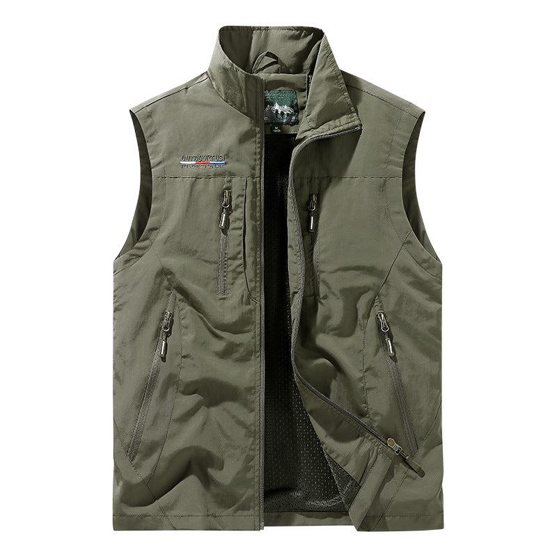 Herren Multifunktionale Outdoor-Weste Echo Archiv 1788278592