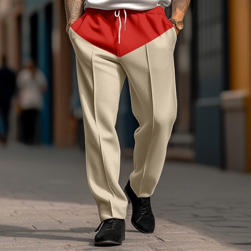 Herren Sportliche Jogginghose mit kontrastrierendem Bund und praktischen Taschen Echoarchiv