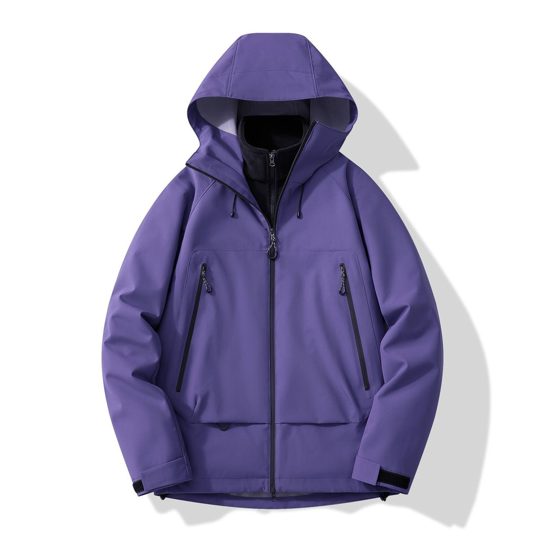 Herren technisch-isolierende Softshelljacke mit Kapuze und Fleece-Innenkragen Echo Archiv