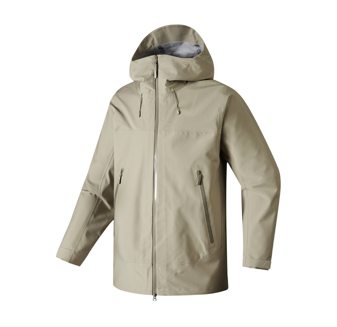 Herren wasserdichte Funktionsjacke mit verstellbarer Kapuze und atmungsaktiven Einsätzen Echoarchiv