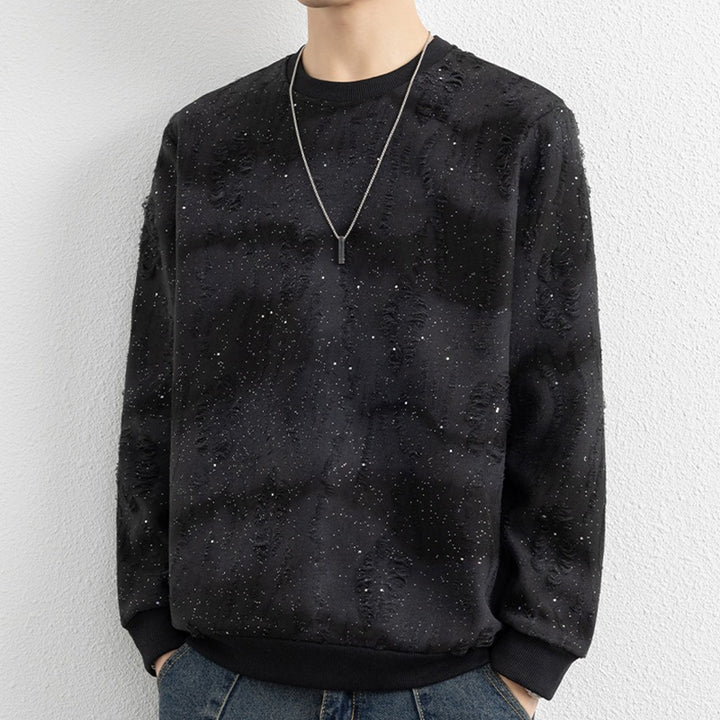 Herren Urbaner Sweatshirt mit funkelndem Design Echoarchiv