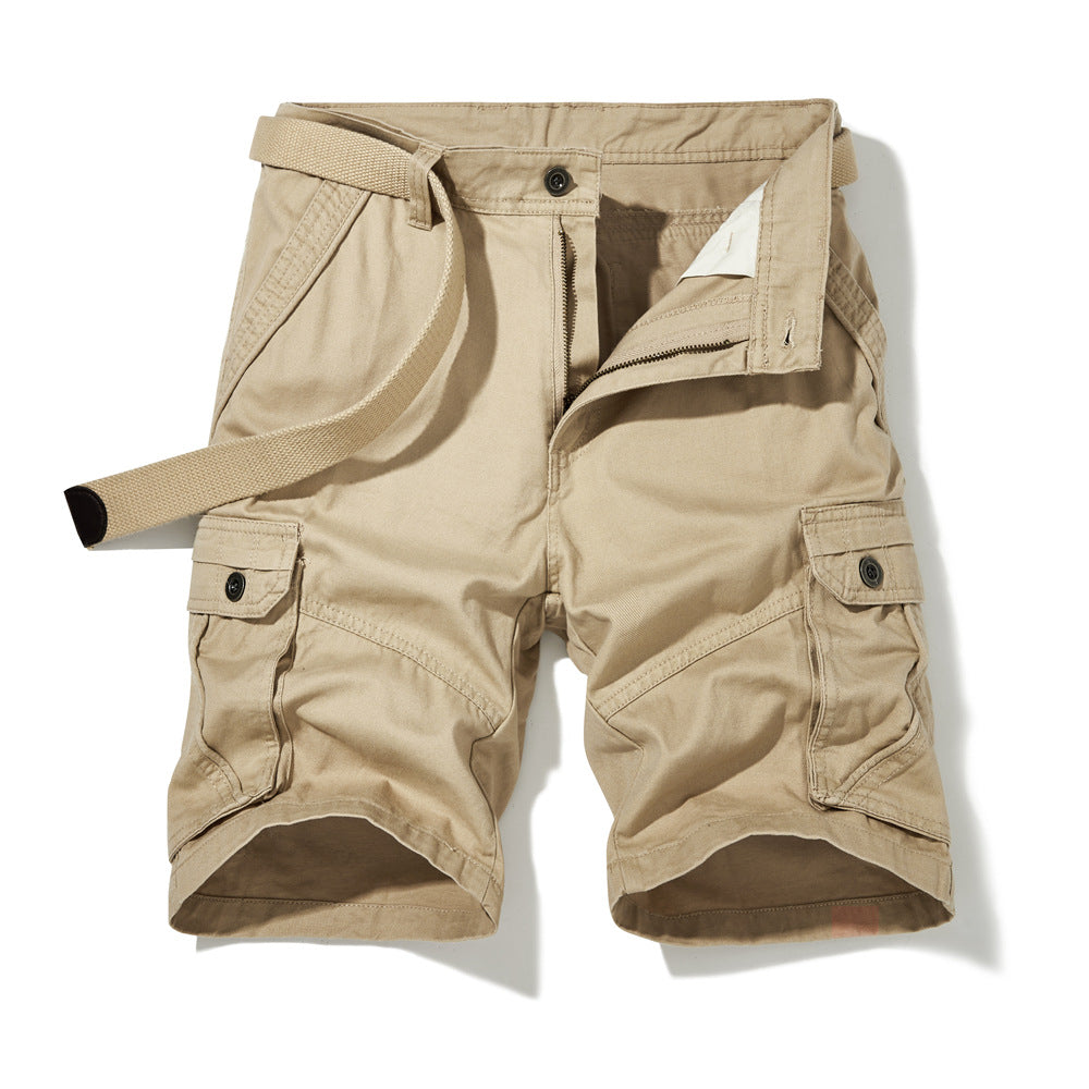 Herren funktionale Cargo-Shorts mit flexiblen Gürtelschlaufen und praktischen Seitentaschen Echoarchiv