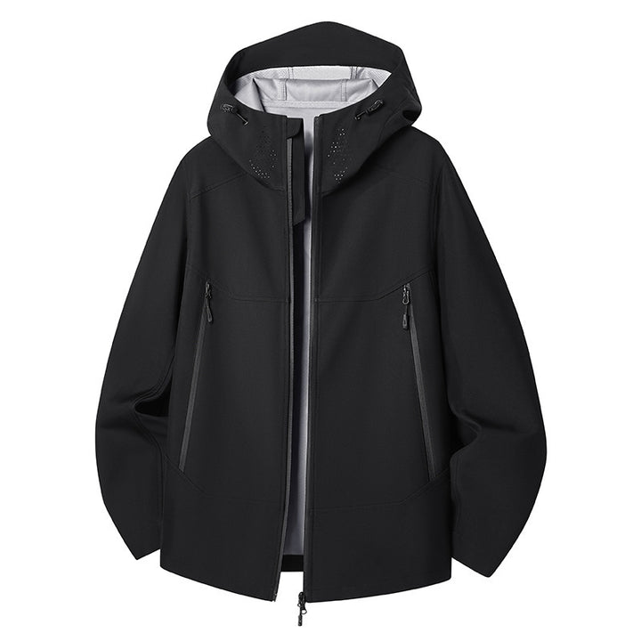 Damen Wasserdichte Softshell-Outdoorjacke mit minimalistischer Silhouette und Belüftungsperforation am Kragen Echo Archiv