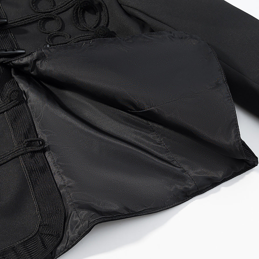Damen Kurzjacke im Militärstil mit Kordverzierungen und Stehkragen Echo Archiv