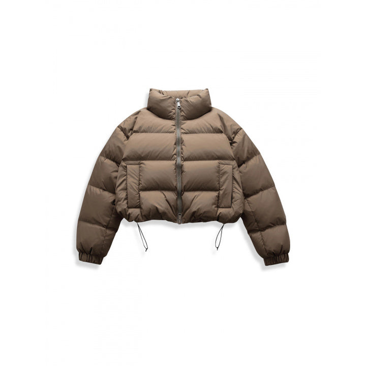 Damen Kurz geschnittene gesteppte Winterjacke im Cropped‑Style mit hohem Stehkragen Echo Archiv