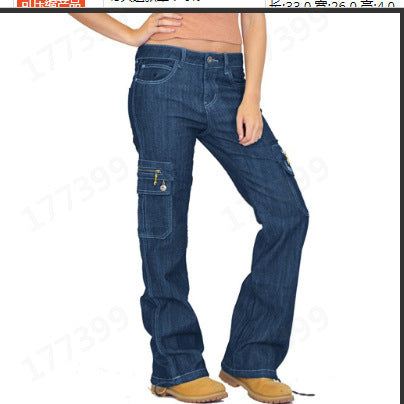 Damen Cargo-Jeans mit praktischen Seitentaschen und moderner Schnittführung Echo Archiv