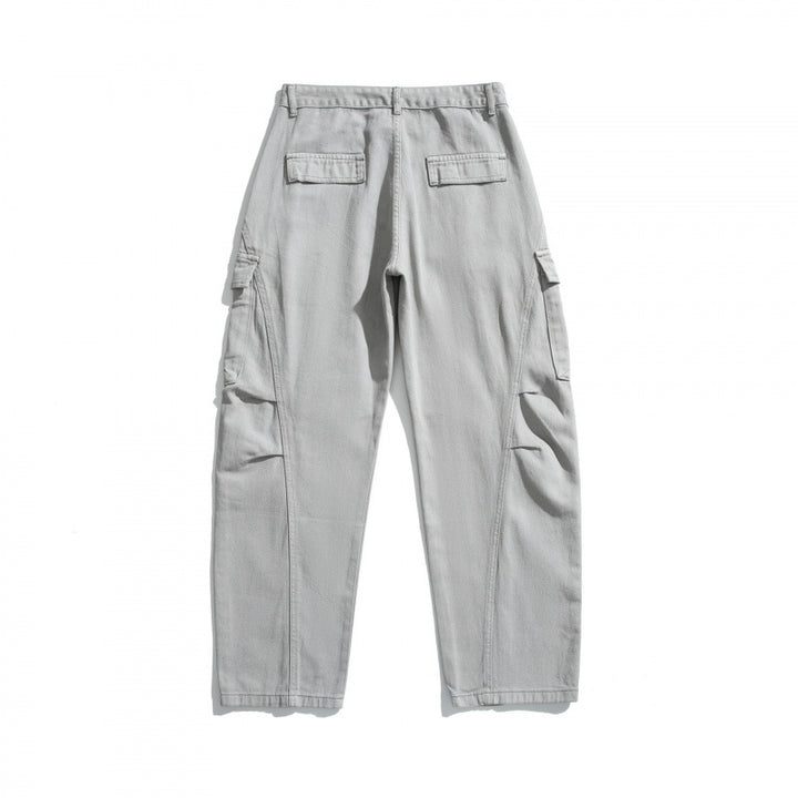 Herren Cargo-Hose im Utility-Stil mit Klappentaschen und geradem Bein Echo Archiv
