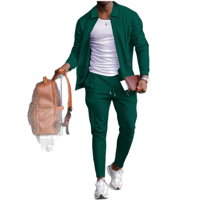 Herren modische Reisedaunenjacke mit funktionalen Taschen und elastischem Bund Echoarchiv