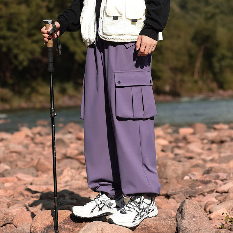 Unisex cargo Hose mit vielseitigen Taschen und lässigem Schnitt Echoarchiv