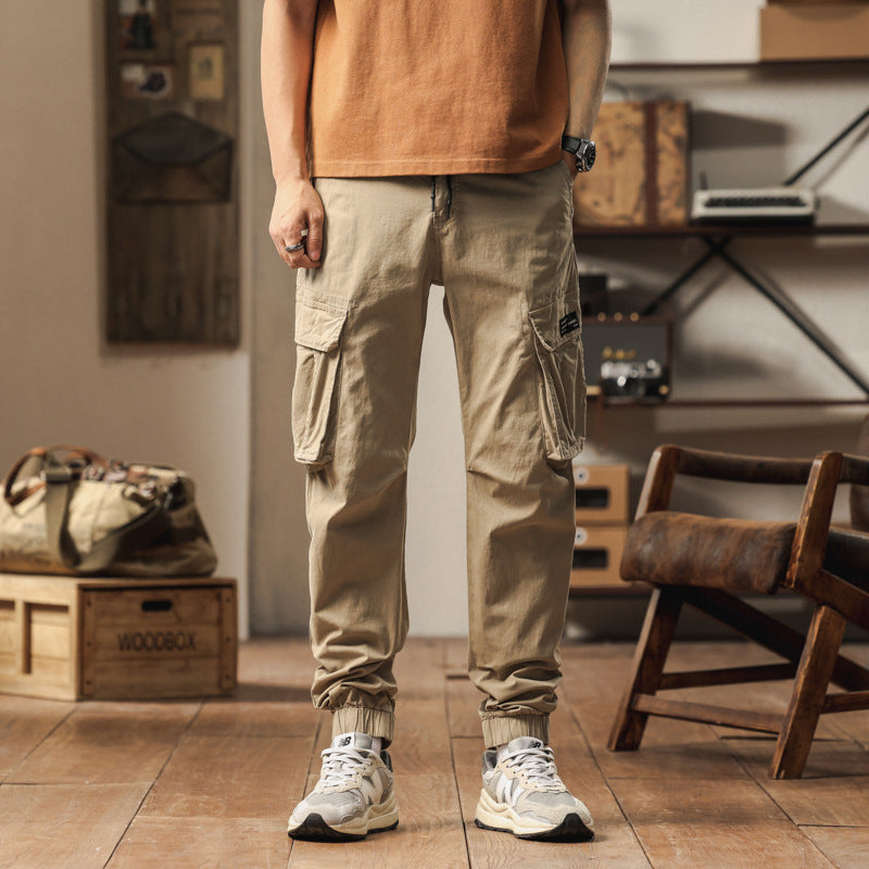 Herren Cargo-Jogginghose im Utility-Style mit verstärkten Klappentaschen und elastischem Saum Echo Archiv