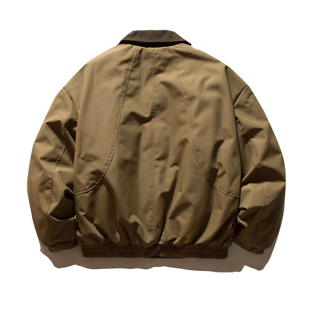 Herren Kurz geschnittener thermoisolierter Field‑Blouson mit Cordkragen und großzügigen Pattentaschen Echoarchiv