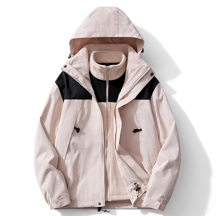 Herren zweilagige Softshell- und Fleece-Outdoorjacke mit abnehmbarem Innenfutter Echo Archiv