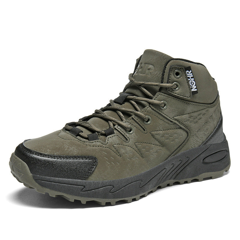 Herren nan robuster wasserabweisender Trekkingstiefel mit mittlerer Schafthöhe und rutschfester Profilsohle Echo Archiv