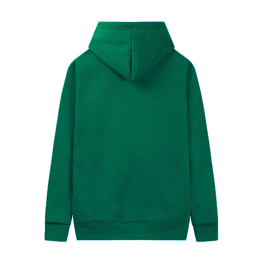 Unisex minimalistischer Kapuzenpullover ohne Reißverschluss mit innen angerautem French-Terry und integrierter Kängurutasche Echo Archiv