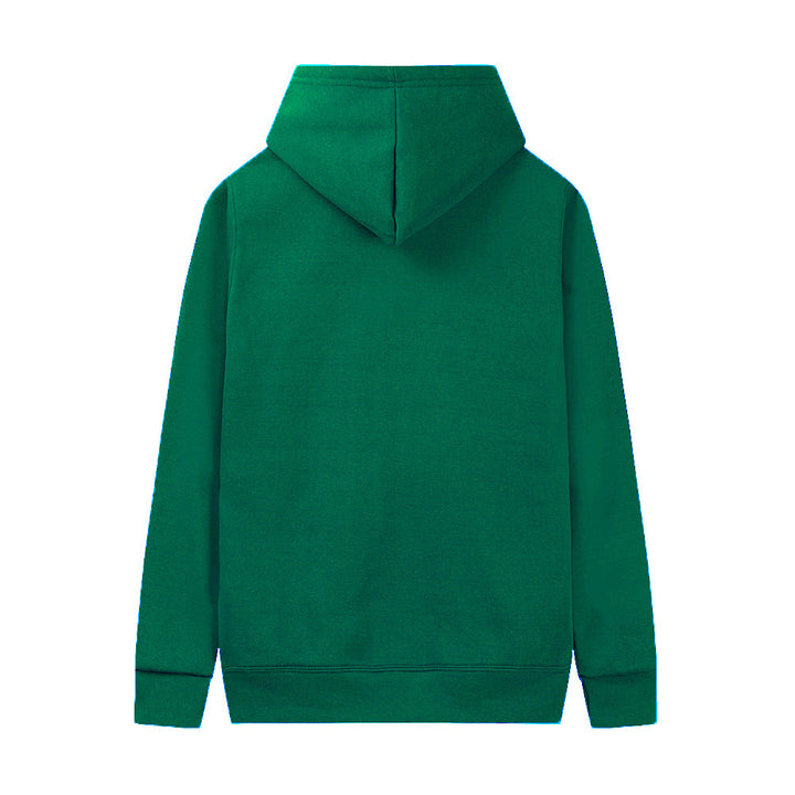 Unisex minimalistischer Kapuzenpullover ohne Reißverschluss mit innen angerautem French-Terry und integrierter Kängurutasche Echo Archiv
