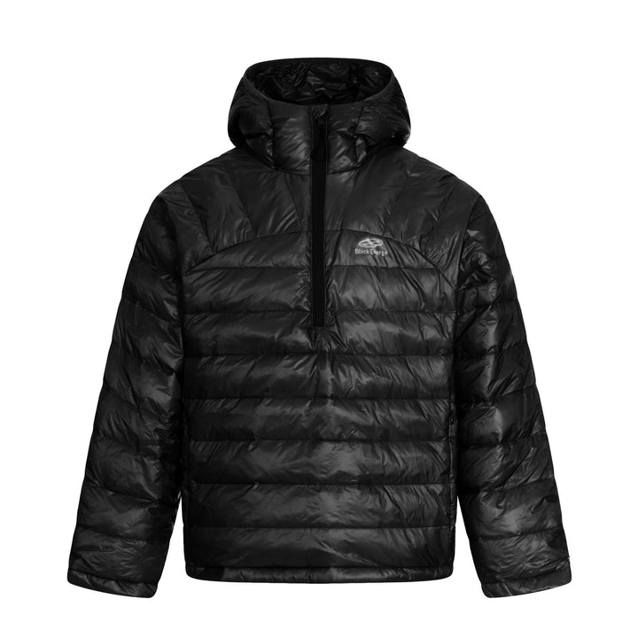 Herren Kurz geschnittener wattierter Halb-Zip Puffer mit Stehkapuze und ultraleichter Isolierung Echoarchiv