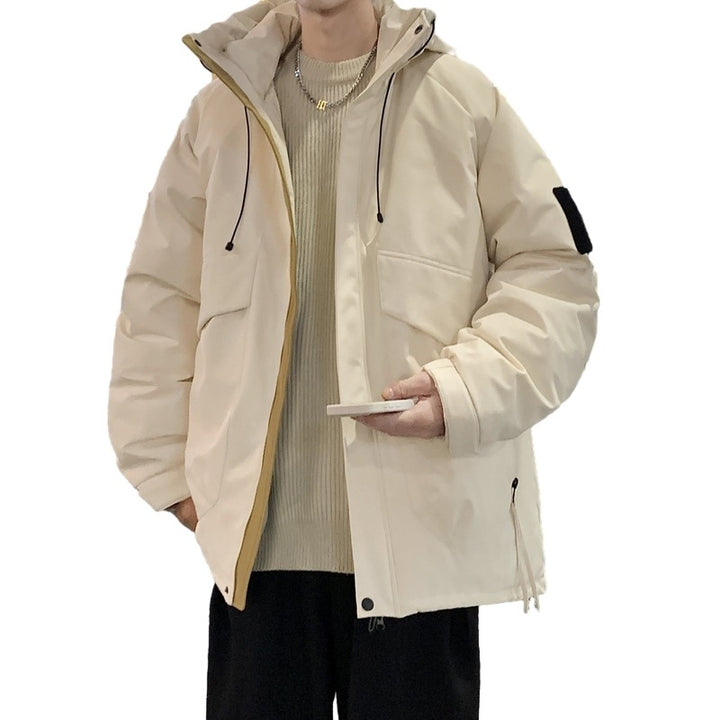 Herren isolierte Übergangsjacke mit vielseitigen Taschen und verstellbarem Kapuzensystem Echoarchiv