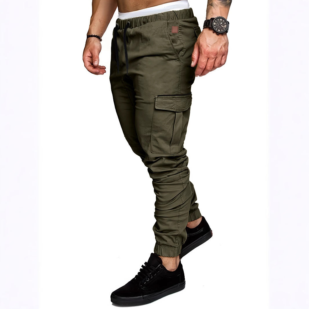 Herren Cargo-Hose mit elastischem Bund und praktischen Taschen Echoarchiv