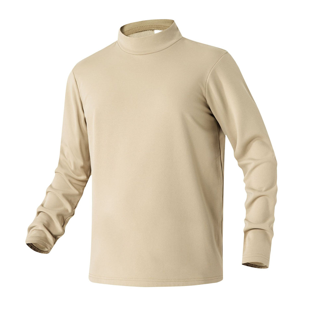 Damen Slim-Fit Langarmshirt mit Stehkragen aus funktionalem Jersey Echo Archiv