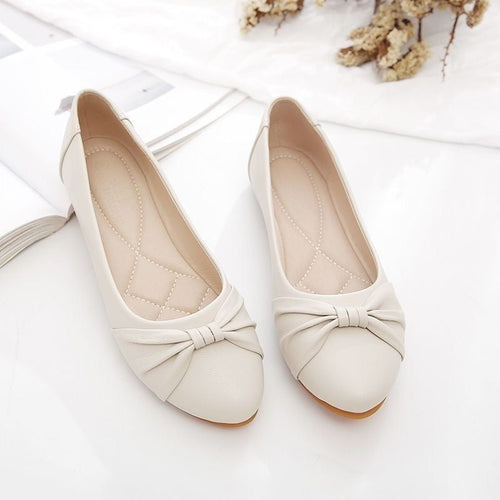 Damen Verspielte Ballerinas mit elegantem Knoten-Design Echoarchiv
