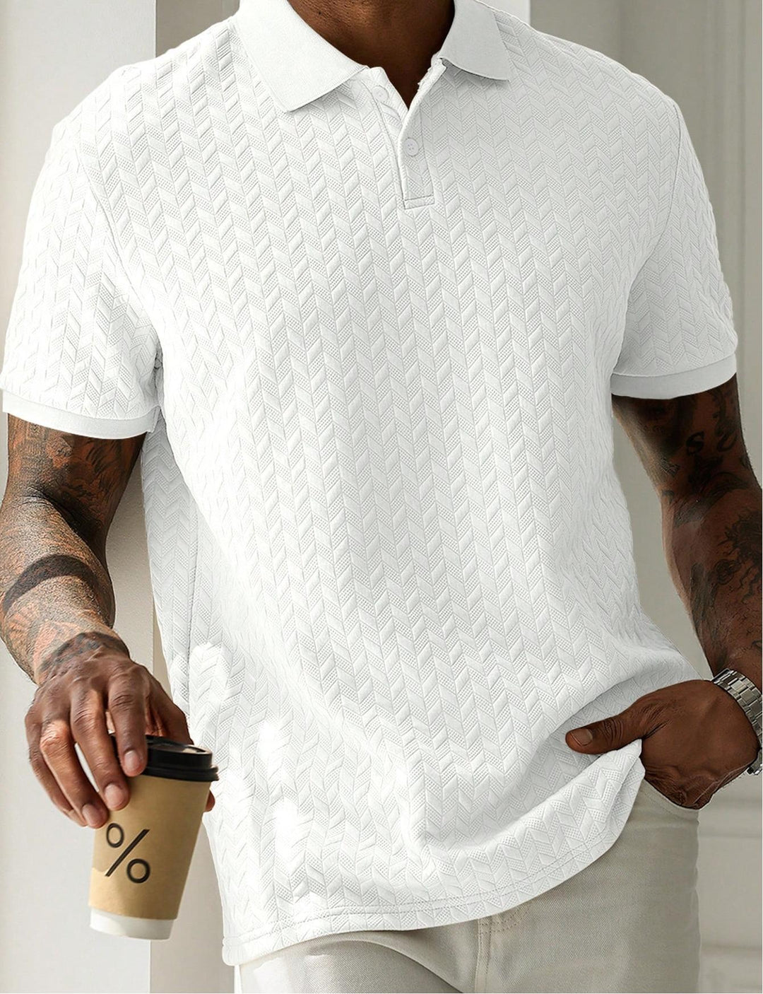 Herren Poloshirt im eleganten Design Echoarchiv