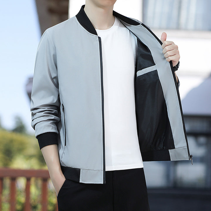 Herren Modische Baseballjacke Echo Archiv