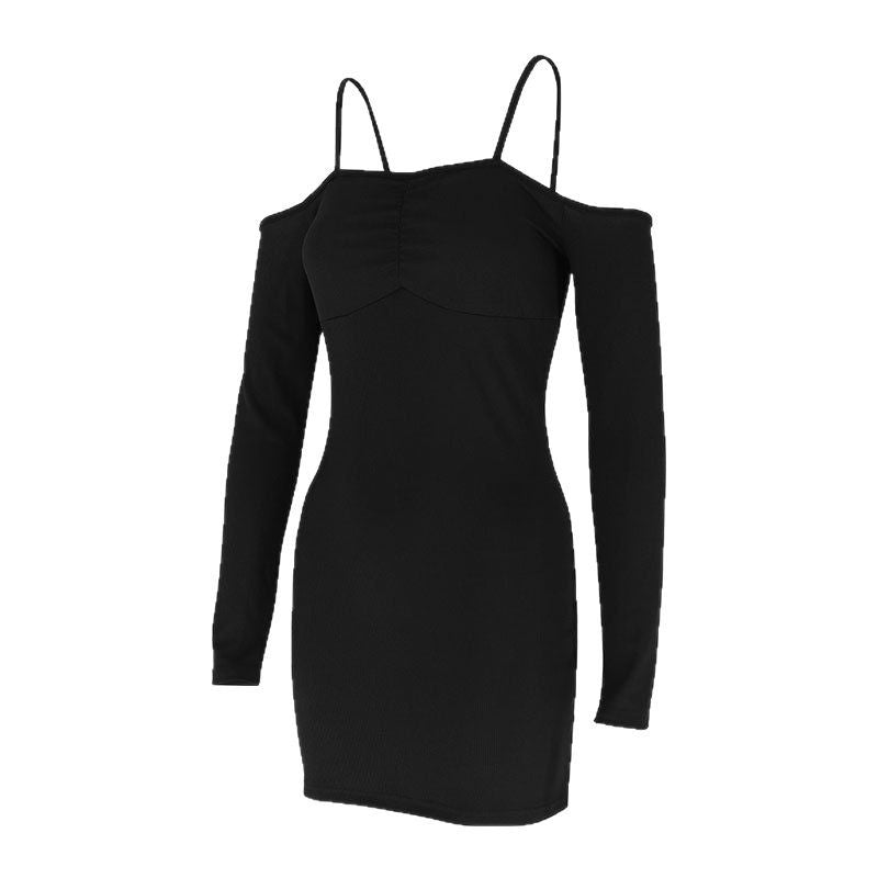 Damen elegantes Bodycon-Kleid mit Cut-Out-Details und langen Ärmeln Echo Archiv